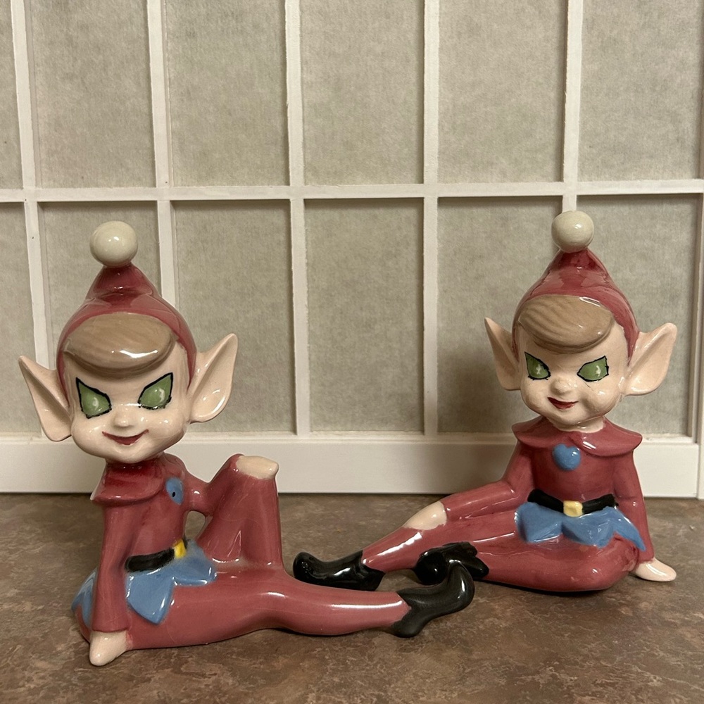 Vintage Handmade Elf Set